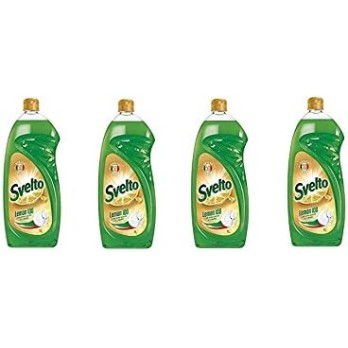 12 svelto detersivi per piatti svelto al limone con vero succo al limone 4x1000ml