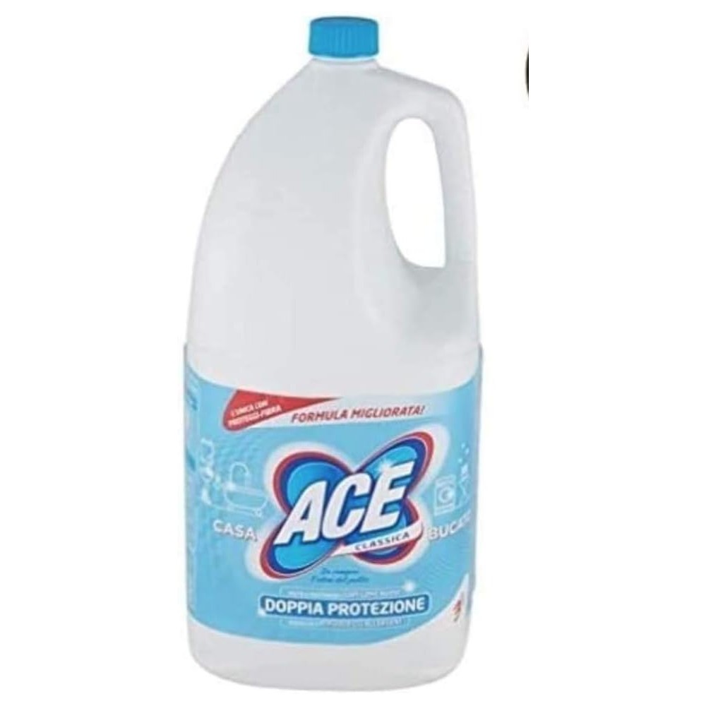 6 X Ace Cand eggina classica 3 LT biancheria da casa e textilble Ich Medio candeggina