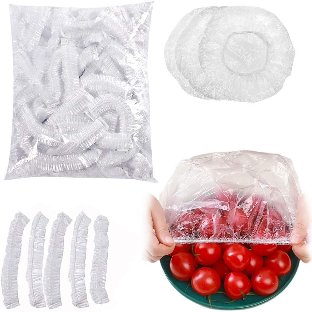 160 Cuffie Copri Vivande Sacchetto Conservazione Cibi Copri Ciotole Elastiche da 18 a 48 cm