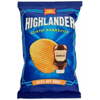 San Carlo Highlander Patatine al Gusto Barbecue "Kiss my BBQ!" 130g