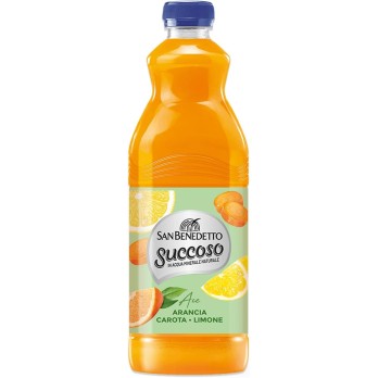 6X San Benedetto Succoso ACE Arancia, Carota e Limone Bevanda alla Frutta 1,5L