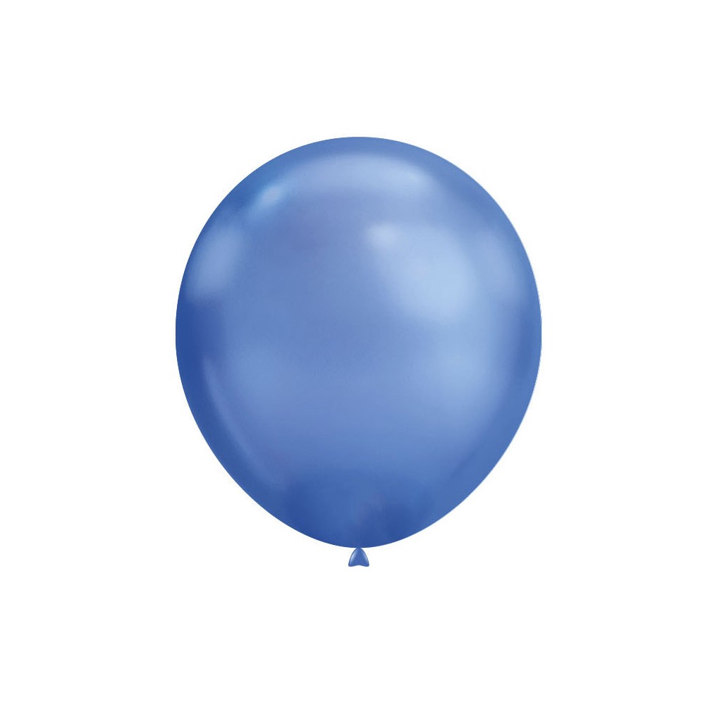 100 Palloncini Soft Line Chrome 5 - 13 cm Blu 120 100pz SLC5 120
