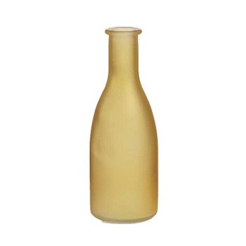Bottiglia ad imbuto ambra satinato dia 6,5 h 18,5 cm BT04/18S22