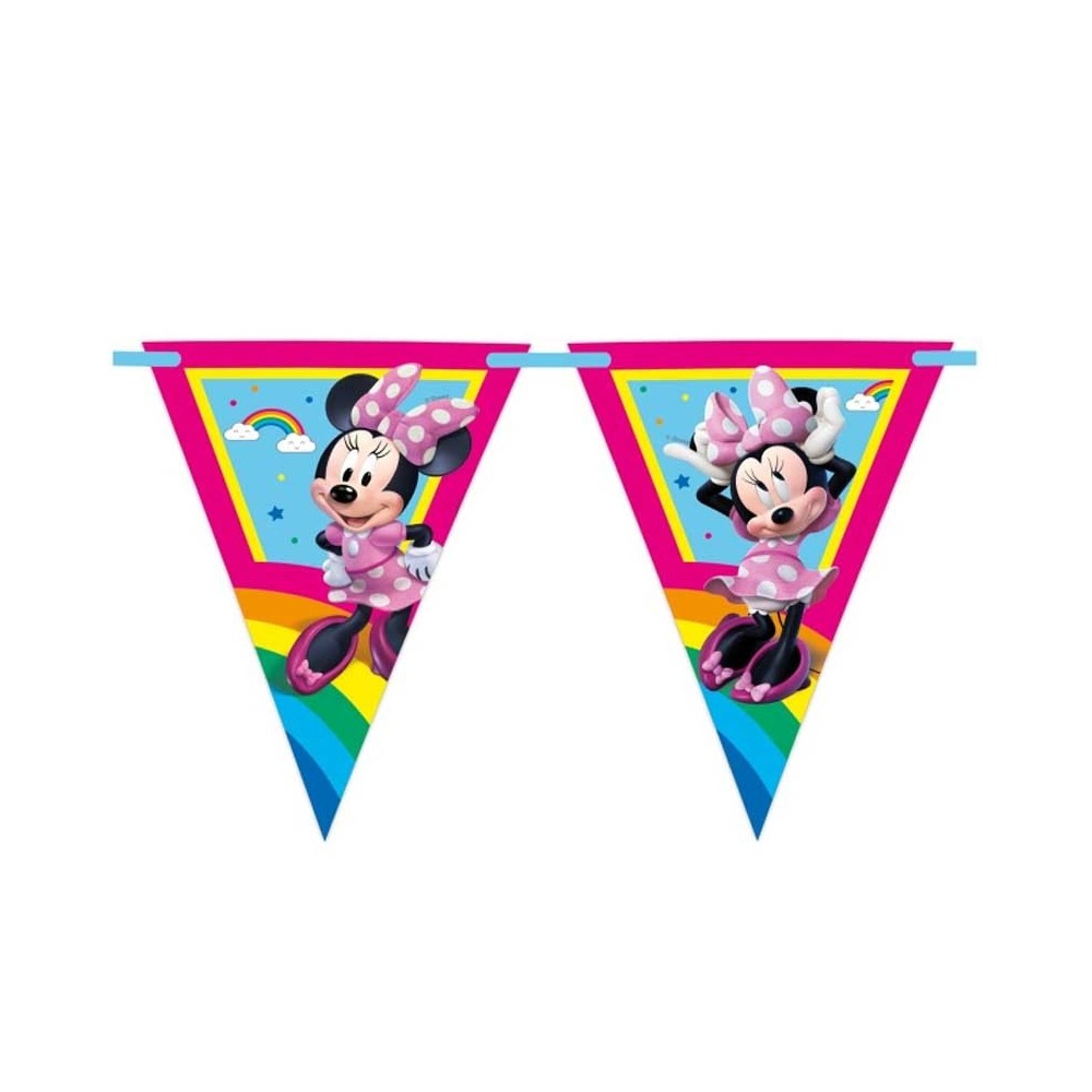 Festone Bandierine in Carta con Minnie Rainbow Make Me Smile 2,3 mt 97243