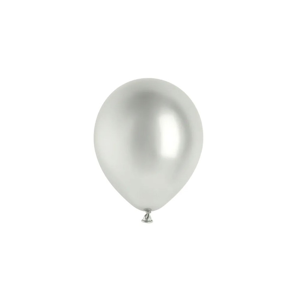 Palloncini lucidi 30 cm argento 50 pz GS12-018-50