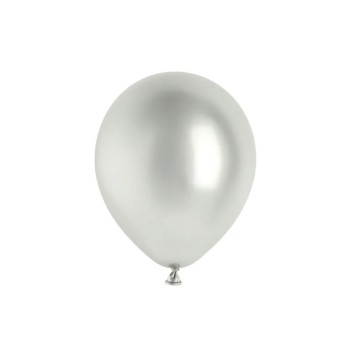 Palloncini lucidi 30 cm argento 50 pz GS12-018-50
