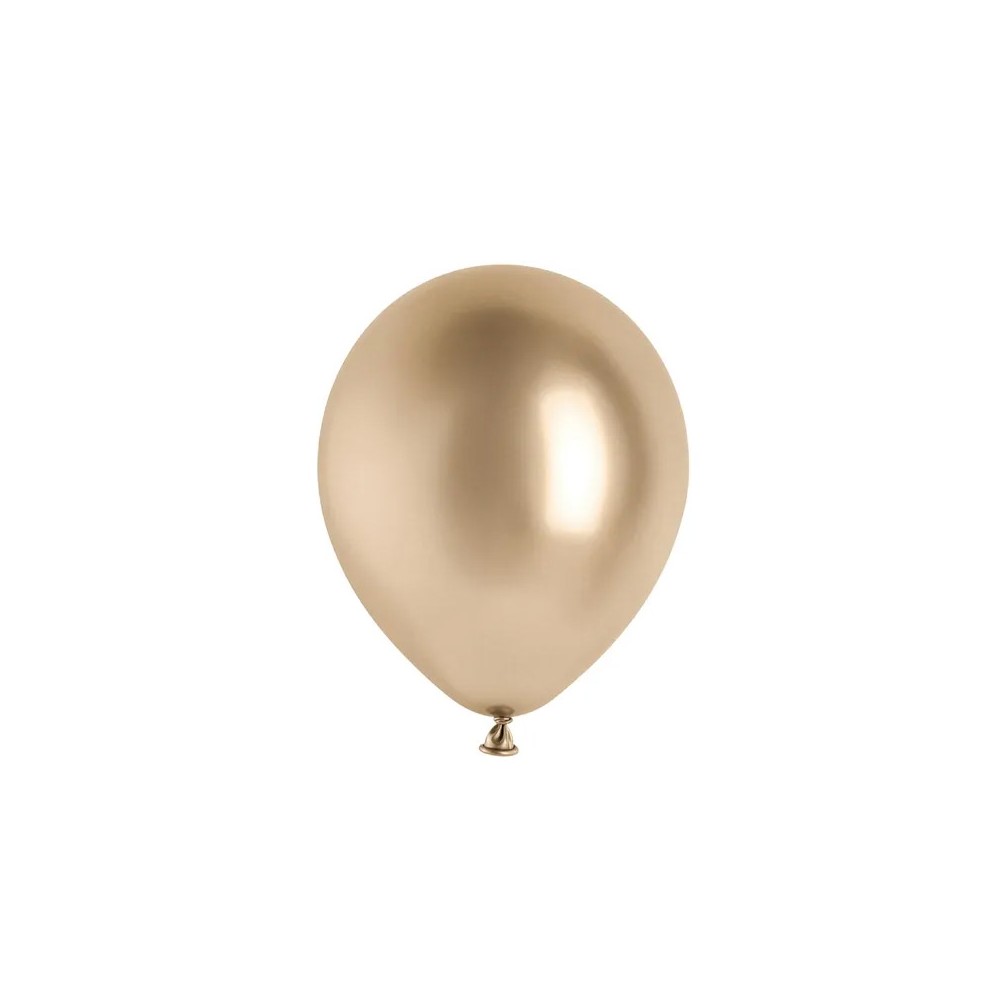 Palloncini lucidi 30 cm oro champagne 50 pz GS12-019S-50