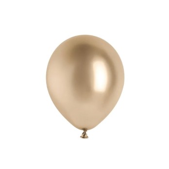 Palloncini lucidi 30 cm oro champagne 50 pz GS12-019S-50