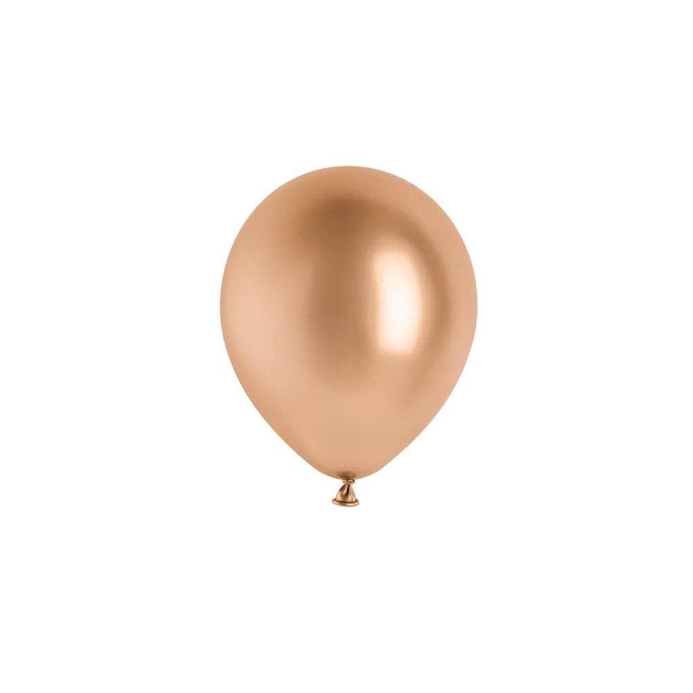 Palloncini lucidi 30 cm oro rosa 50 pz GS12-019R-50