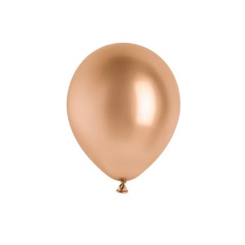 Palloncini lucidi 30 cm oro rosa 50 pz GS12-019R-50