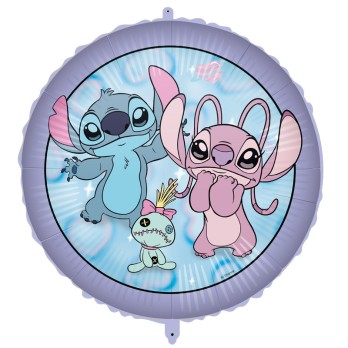 Palloncino in Foil 18 43 cm Incantevoli Stitch & Angel Cute 5PR98711
