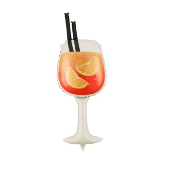 Palloncino in foil a forma di bevanda drink 34x100 cm FB420