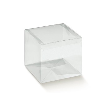 scatolina portaconfetti pet 80  x 80 x 130 mm 115466