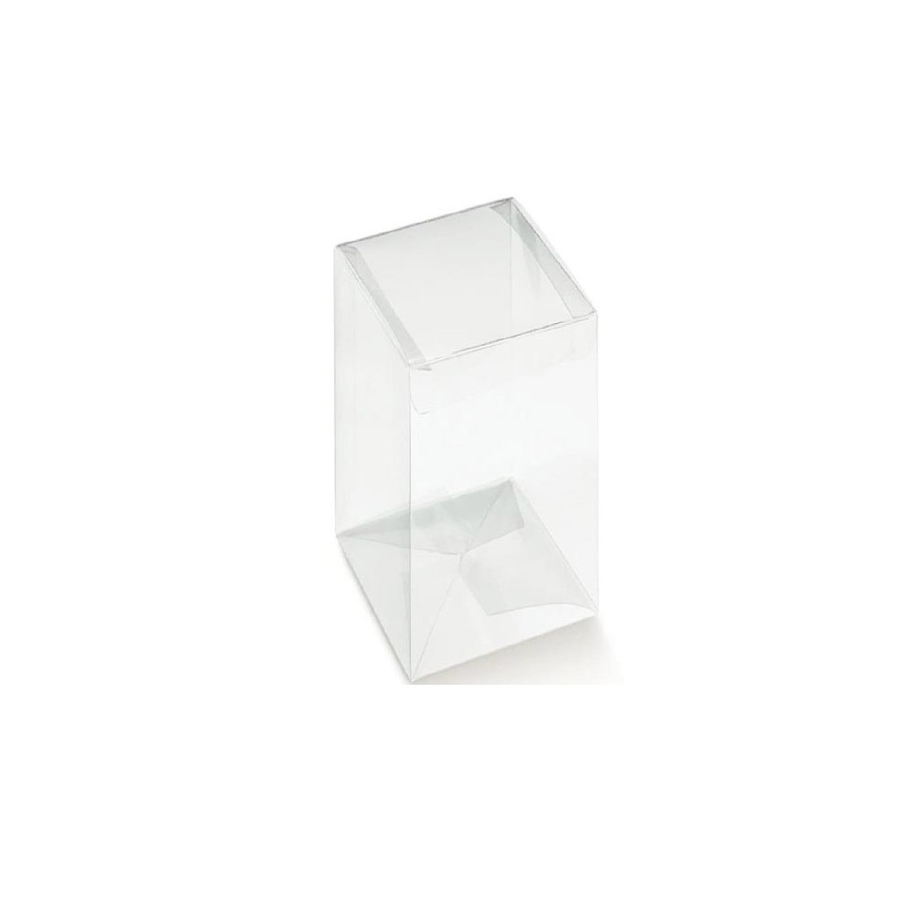 scatolina portaconfetti pet trasparente 90 x 90 x 180 mm 197818