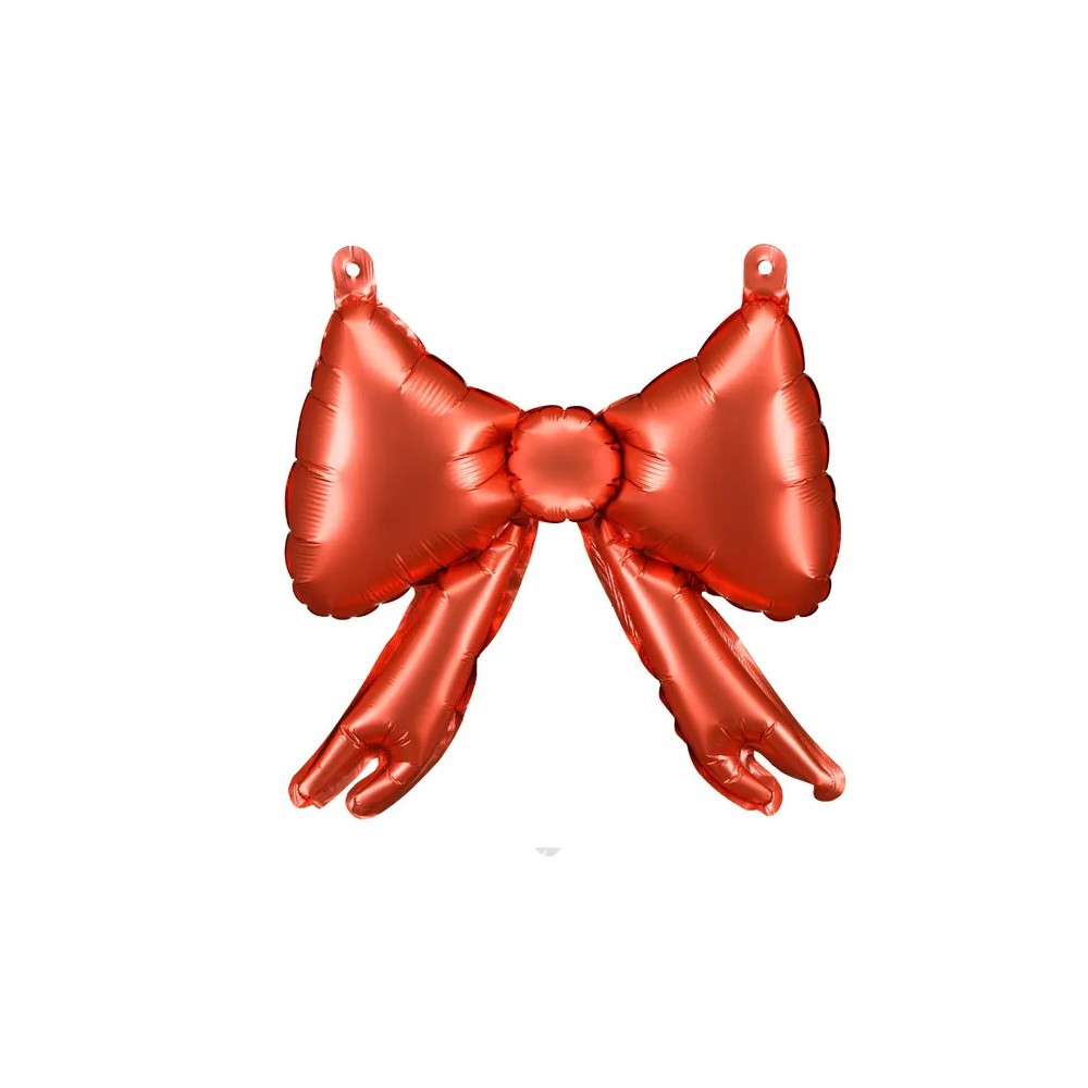 set 5 Palloncini  foil per ghirlande a fiocco 25,5 x 25 cm rosso FB269-007