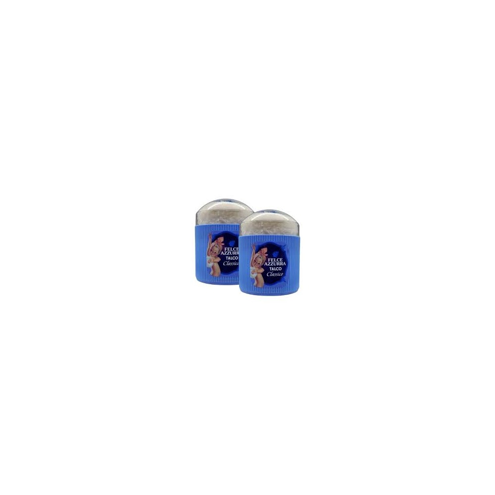 2x Barattolo TALCO Classico Con Piumino 250g