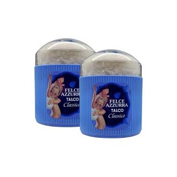 2x Barattolo TALCO Classico Con Piumino 250g