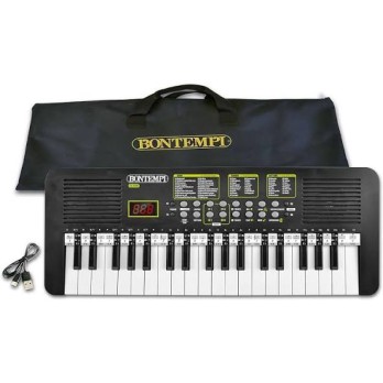 Bontempi 15 3787 KeyRhythm - Tastiera Digitale a 37 Tasti, 53,4x19,9x6,9 cm