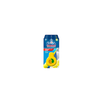 Finish Deodorante Lavastoviglie Fragranza Limone e Lime Fino a 60 Lavaggi Neutralizza Cattivi Odori - 4 Confezioni da 1 Dose