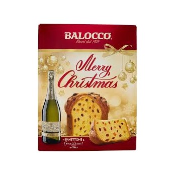 Balocco merry christmas panett.g750+spumante c75 (