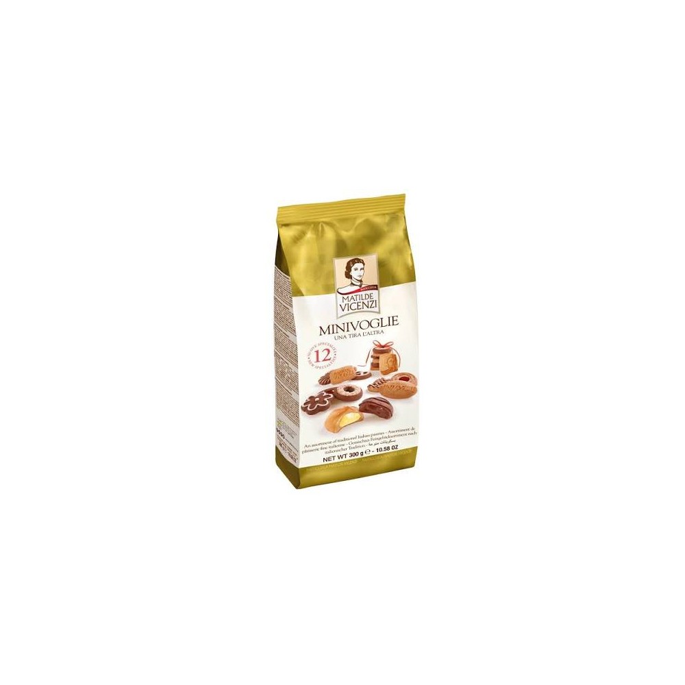 Minivoglie - Un mix di mini biscotti italiani 300g (Minivoglie, x6)