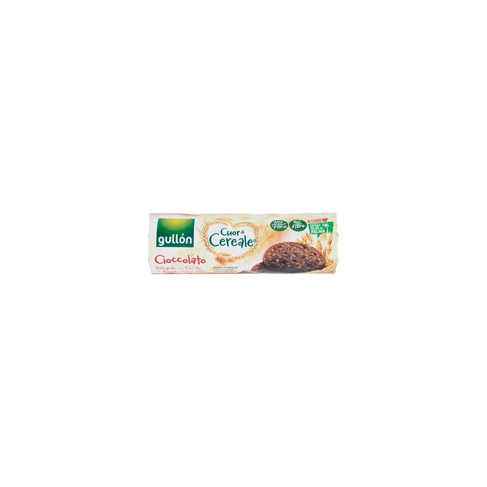 4 x Biscotti Gullòn Cuor di Cereale Cioccolato gr.280 4 CONFEZIONI