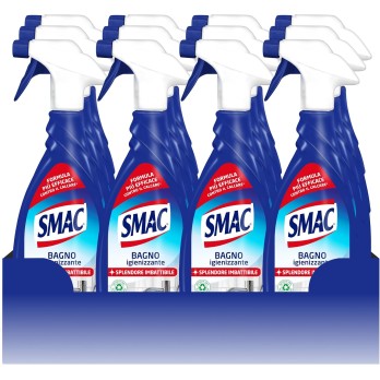 4 Smac - Bagno Igienizzante, Detergente Spray Multisuperficie con Azione Anticalcare 650 ml