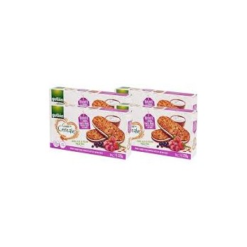 4X Gullon Cuor di Cereale Biscotti con Avena e Frutti Rossi con Ripieno di Crema allo Yogurt 220g [4 Confezioni]