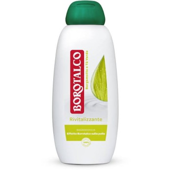4x Borotalco Bagnodoccia Rivitalizzante Bergamotto e Tè Verde 4 Flaconi da 600ml