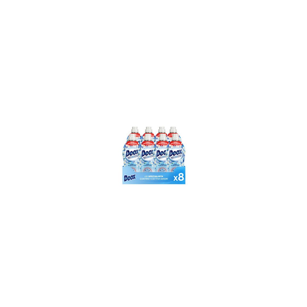 Deox Ammorbidente Lavatrice Concentrato, 264 Lavaggi, Fiori di Primavera 660ml x 8 Confezioni