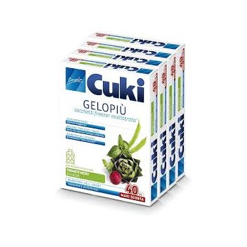 Cuki Gelopiù Sacchetti Freezer Multistrato Medi, 4 Conf. Da 40 Pezzi