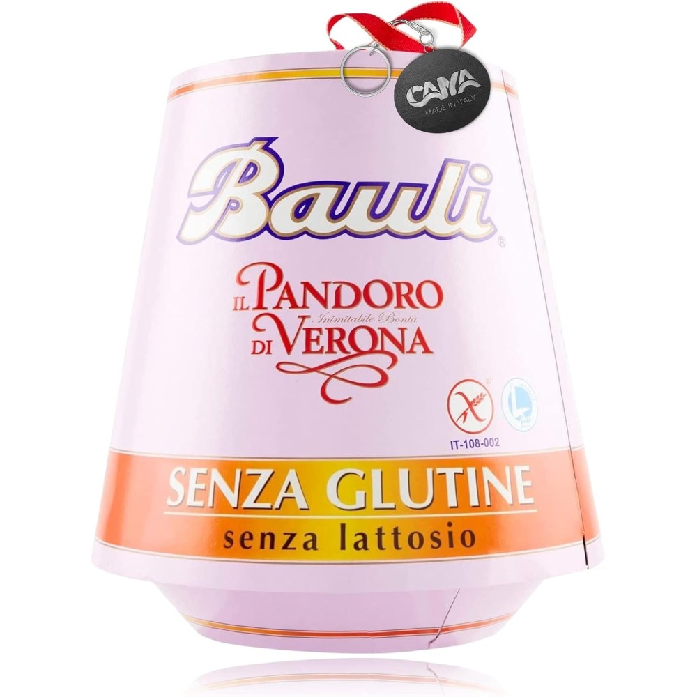 Bauli il Pandoro di Verona Classico Senza Glutine e Senza Lattosio (Lactose & Gluten Free) 500g