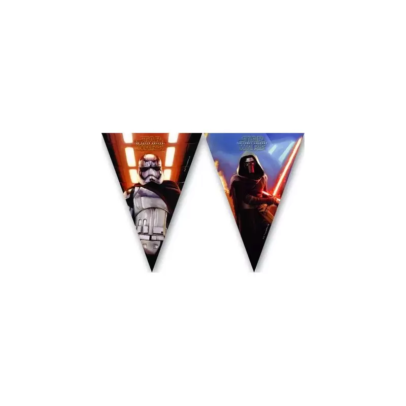 FESTONE BANDIERINA STAR WARS DECORAZIONI FESTA COMPLEANNO GUERRE STELLARI