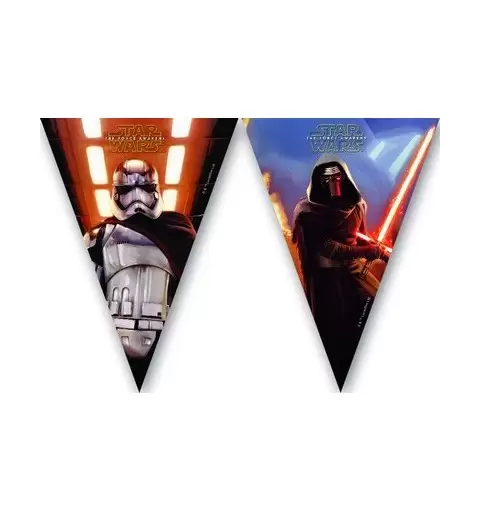 FESTONE BANDIERINA STAR WARS DECORAZIONI FESTA COMPLEANNO GUERRE STELLARI