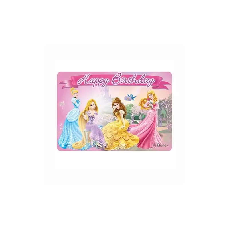 CANDELINA IN CERA PRINCIPESSE DISNEY CANDELA TORTA COMPLEANNO BAMBINA CAKE PARTY