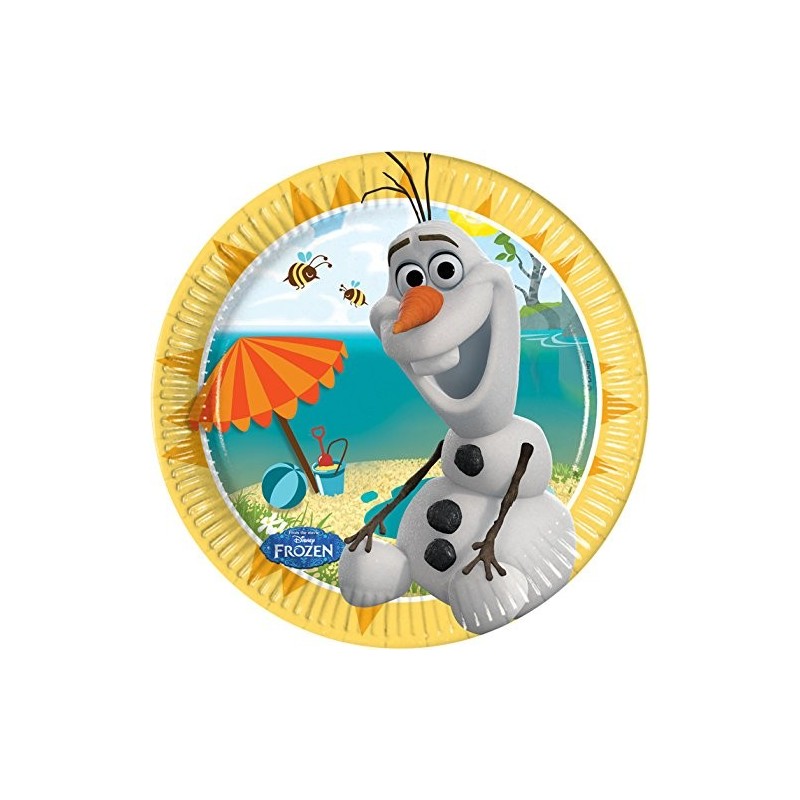 KIT N3 121 PZ COMPLEANNO BAMBINI OLAF FROZEN