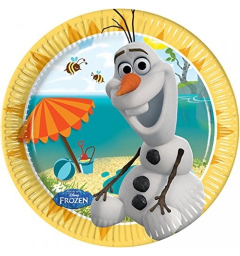KIT N3 121 PZ COMPLEANNO BAMBINI OLAF FROZEN