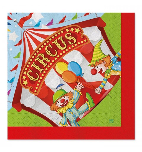 IRPot - KIT N 2 CIRCUS PARTY COORDINATO FESTA COMPLEANNO BAMBINI PARTY ADDOBBI