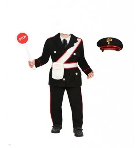 VESTITO DI CARNEVALE BAMBINO CARABINIERE