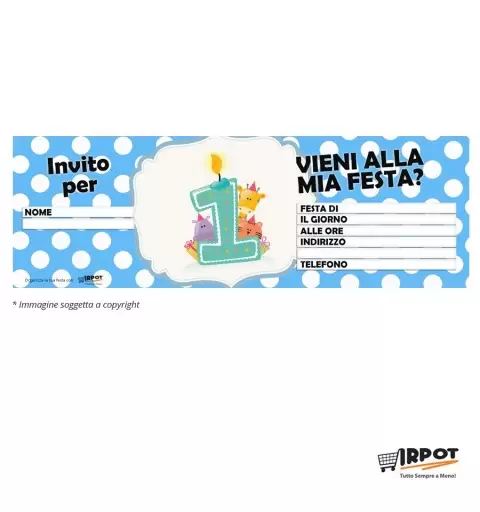 Inviti primo compleanno