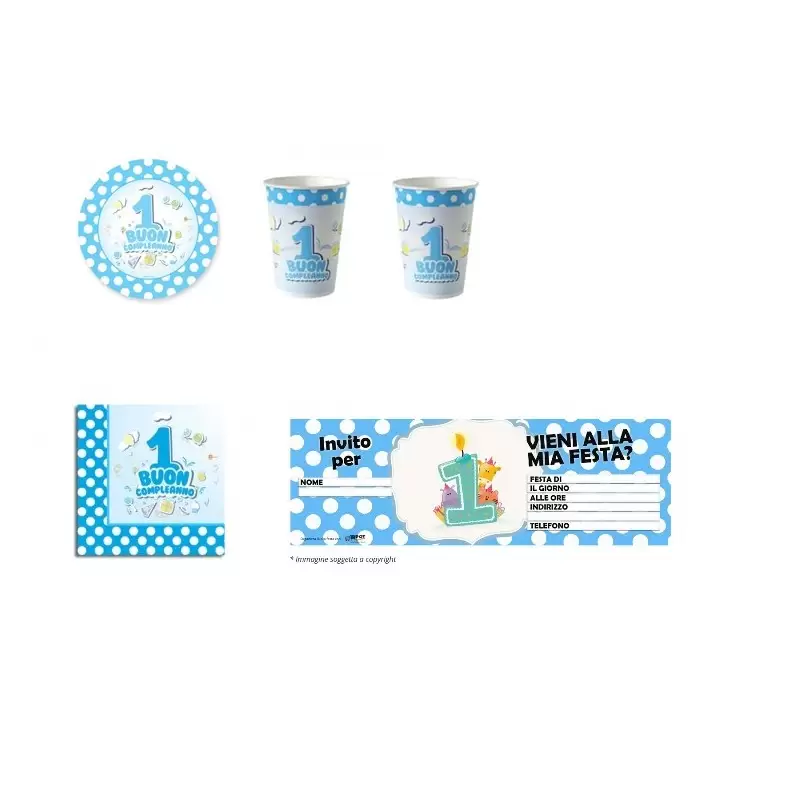 KIT 23 - KIT COMPLEANNO FATTORIA + BLOCCHETTO  INVITI