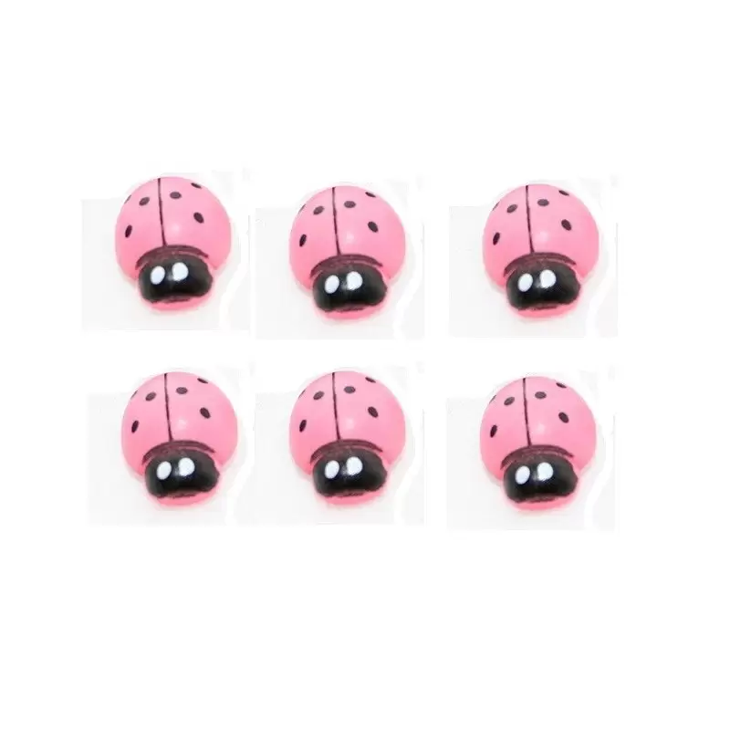 COCCINELLE ADESIVE LEGNO rosa 144 PZ.