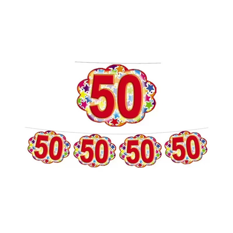 FESTONE COMPLEANNO 40 ANNI STARDUST NUVOLETTE 60352