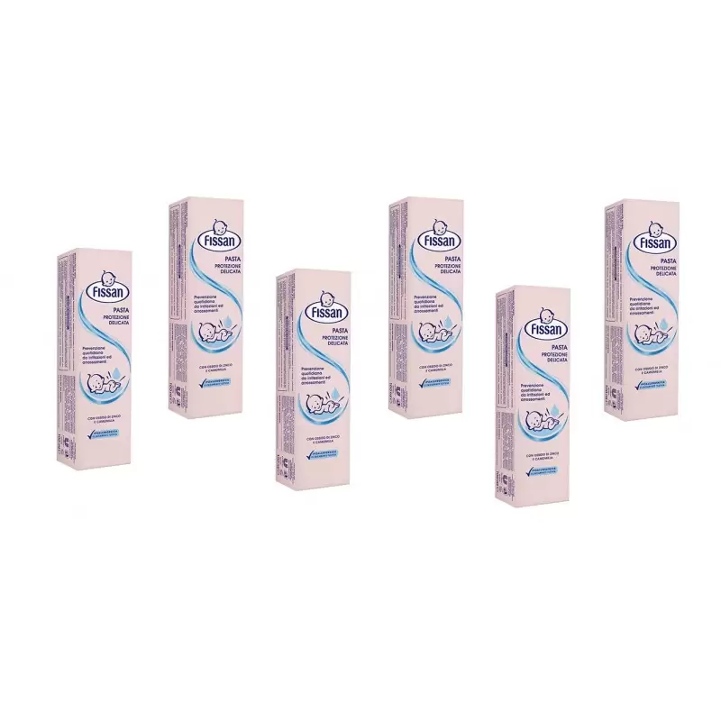 6 X PASTA FISSAN ALTA PROTEZIONE BABY 100 ML 