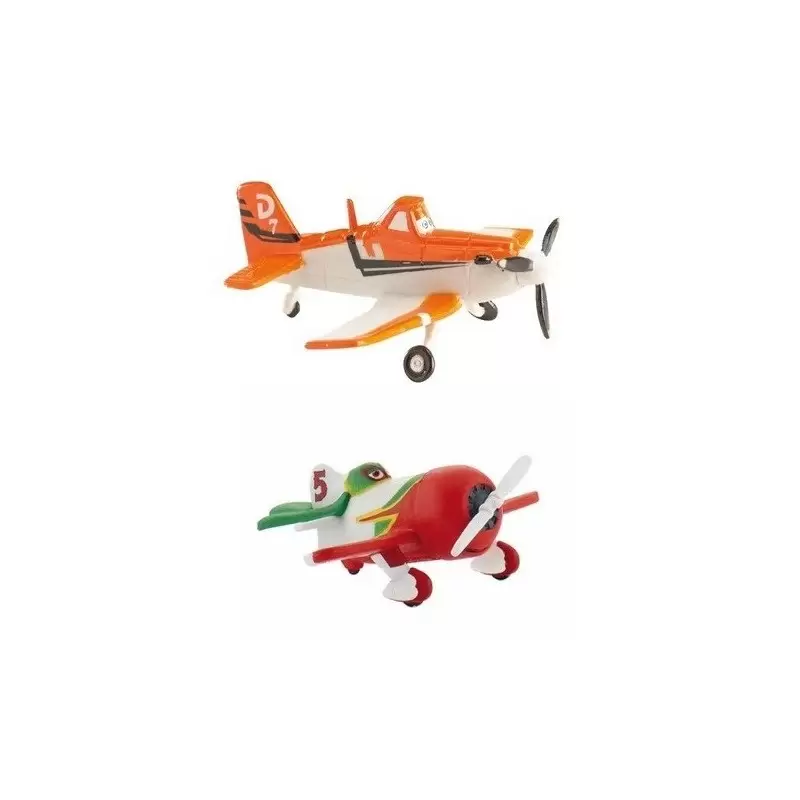 53460 2 X DECORAZIONE TORTA FESTA BAMBINO THE PLANES DISNEY 