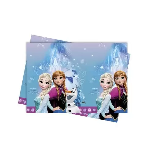 TOVAGLIA DA TAVOLA FROZEN NORTHEN ADDOBBO FESTA COMPLEANNO BAMBINA ANNA ELSA 