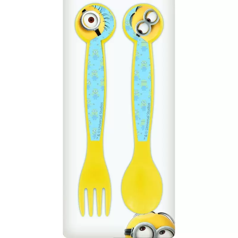 TAZZA MINIONS + POSATE+ TOVAGLIETTA MINIONS CATTIVISSIMO ME