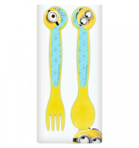 TAZZA MINIONS + POSATE+ TOVAGLIETTA MINIONS CATTIVISSIMO ME