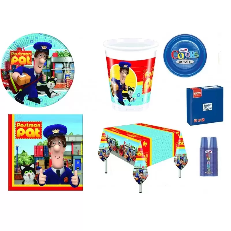 KIT 7 - 213 PZ. CIRCO BIG TOP + MONOCOLORE BLU