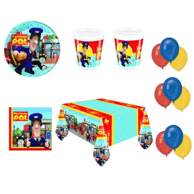 COORDINATO TAVOLA IL POSTINO PAT PIU 100 PALLONCINI COLORATI KIT N 4 
